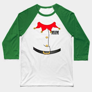 Christmas Family "Mom" Photo Design Shirt Baseball T-Shirt